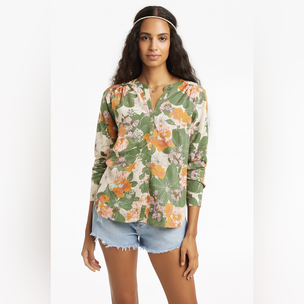 Lucky Brand 100 Cotton Blouse